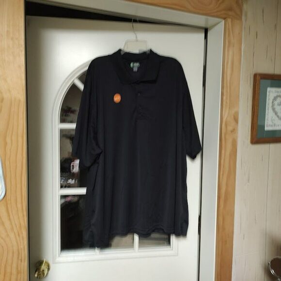 New Izod Golf Black Cool FX Wicking Sun Control Polo Size Men's 4XL - Picture 1 of 2